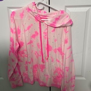Pink tye-dye Lilly Pulitzer top